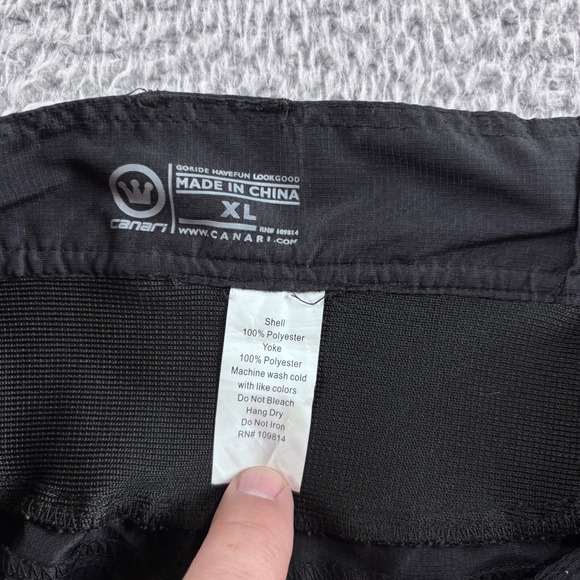 Canari Mountain Bike Cycling Shorts Mens Size XL Black With Pockets - Picture 2 of 6